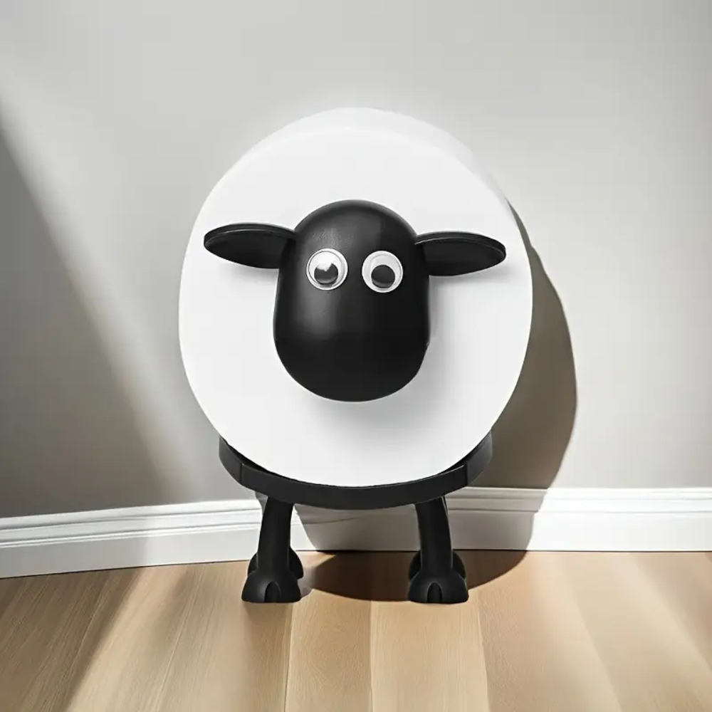 Suporte de Papel Higiênico Ovelha 3D – Decorativo e Independente para Banheiro