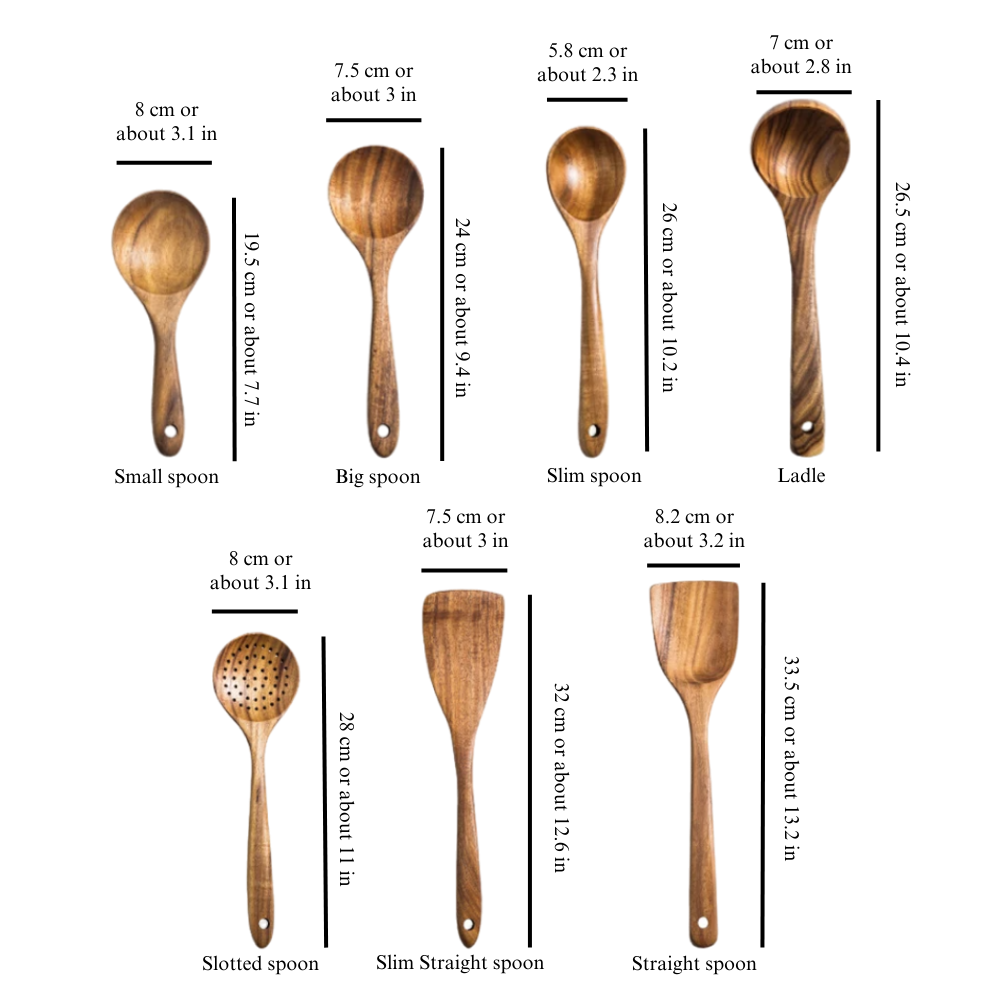 Kit de Utensílios de Madeira Natural – 7 Peças Artesanais para Cozinha Cozinhar também é um ritual.
