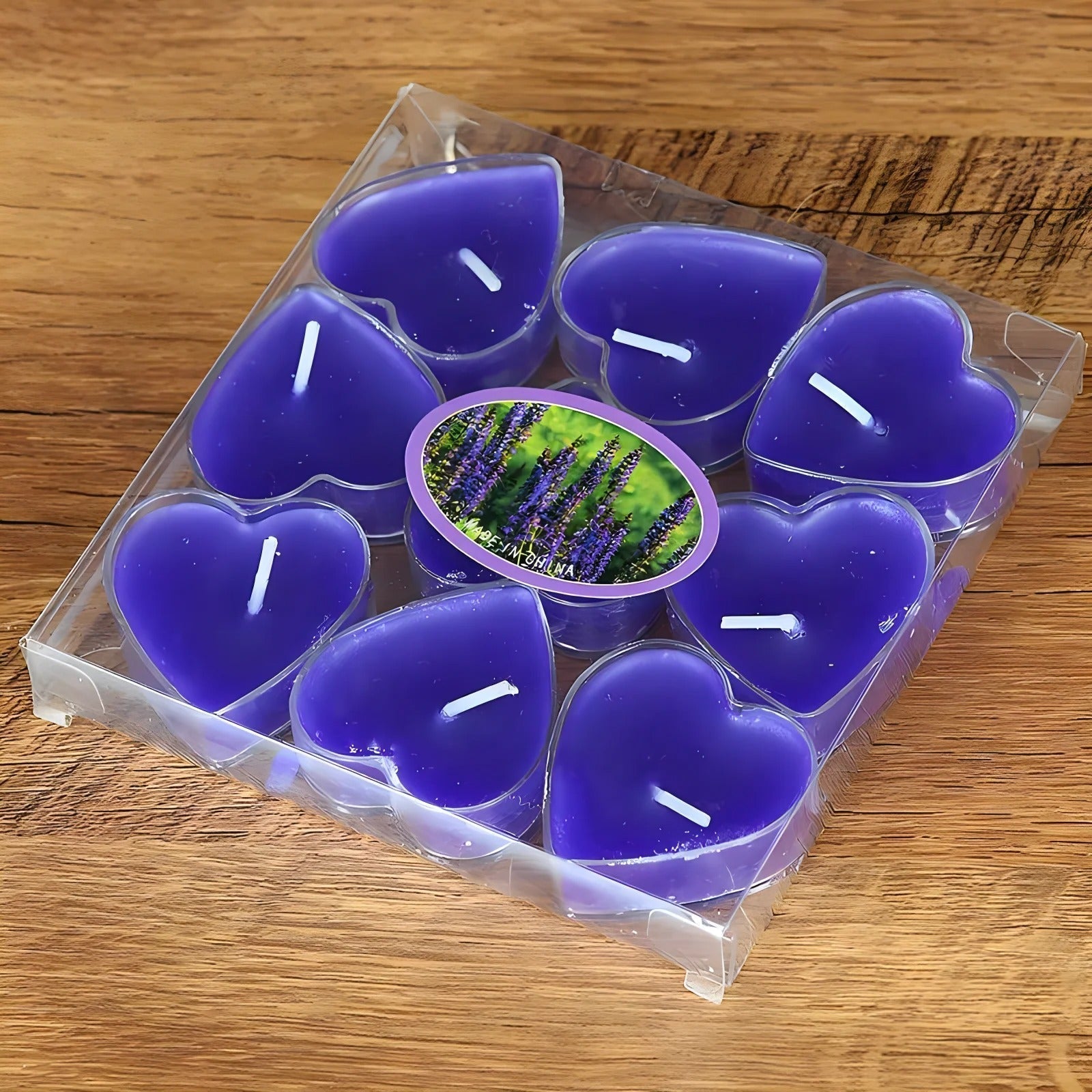 Kit 9 Velas Aromáticas em Formato de Flor – Sem Fumaça para Decoração e Presentes