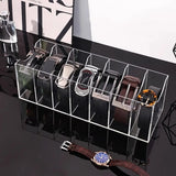 Organizador de Cintos e Gravatas em Acrílico – 3/5 Compartimentos para Armário e Closet