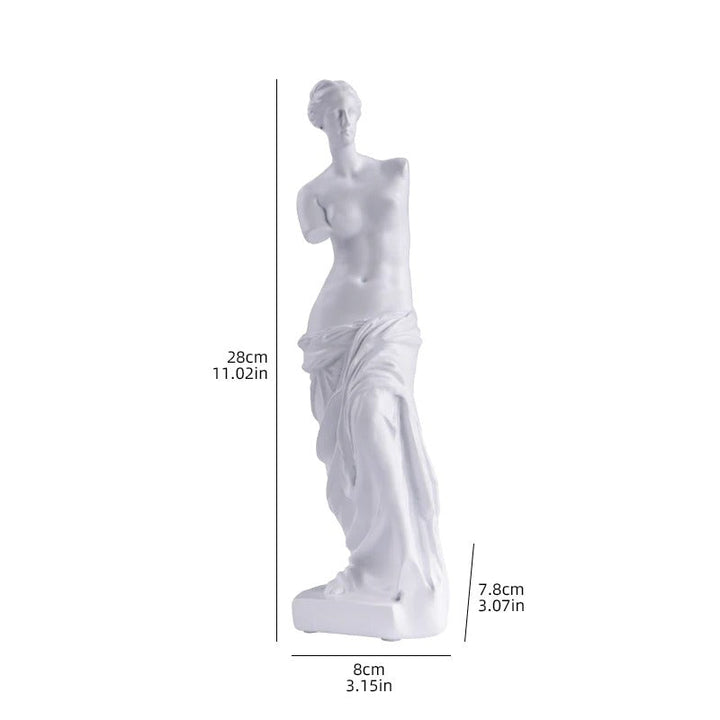 Estátua Vênus de Milo em Resina – Escultura Decorativa Clássica