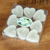 Kit 9 Velas Aromáticas em Formato de Flor – Sem Fumaça para Decoração e Presentes