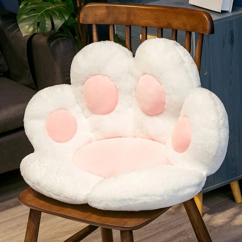 Almofada de Assento em Formato de Pata de Gato – 70x60cm Ultra Macia