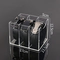 Organizador de Cintos e Gravatas em Acrílico – 3/5 Compartimentos para Armário e Closet
