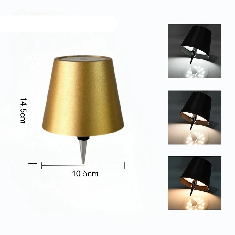 Luminária de Mesa LED Recarregável Touch
